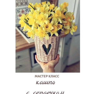Кашпо с сердечком (Олеся Васылив)