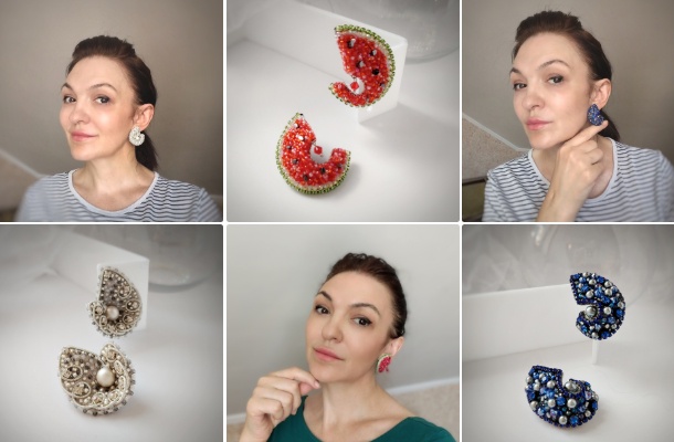 Серьги пусеты (Марина Кадуцкая)